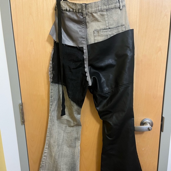 RO style micro flared jeans,high street design - Picture 4 of 5